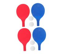 MUELODSIC 8pcs Table Tennis Set Lightweight Plastic Paddles and Practice Balls for Hand-eye Coordination Development and Motor Skills Training