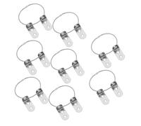 MUELODSIC 8pcs Tipping Furniture Anchor Metal Strap Kit for Boy Girl Safety Angle Bracket to Secure Bookshelf Cabinet to Wall