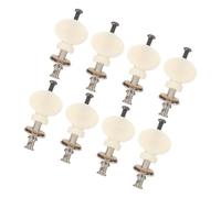 MUELODSIC 8pcs Ukulele Tuning Pegs Small Ukulele Tuners Straight Rod Pegs Accessories for Accurate Tuning Musical Instrument Parts for Strings