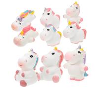 MUELODSIC 9pcs Mini Unicorn Bonsai Ornaments Cute Micro Landscape Decorations for Moss Succulent Desktop and Balcony Adorable Garden Accessories for DIY Craft and Home Tabletop