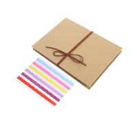 MUELODSIC Accordion Album Scrap Fold Shower Photo Material Adults Wedding Number Item Bridal Book Echo Wonder Graduation Hardcover Date Stray Prom Blank Color エコーアルバム Ups First DIY Our Khaki