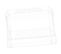 MUELODSIC Acrylic Breeding Box Lid for Mealworms and Crickets, Small Reptile Enclosure Container for Spider and Gecko Feeding, Insect Habitat Terrarium for Pet Breeding