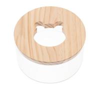 MUELODSIC Acrylic Small Animal Bath Box Hamster Basin Cover for Hamsters Decorative Household Bath Box for Pet Bathing Sand