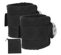 MUELODSIC Adjustable Ankle Strap Weight Lifting Bands for Leg and Hip Workout Nylon Fitness Training with Comfortable Surface Suitable for Dumbbells and Cable Machines for Women