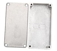 MUELODSIC Aluminum Diecast Guitar Pedal Enclosure 1590g Stomp Box Case 100x50x26mm Metal Stompbox Replacement for Guitar Effects