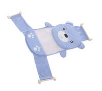 MUELODSIC Baby Bath Seat Support Net Cartoon Design Adjustable with Non-Slip Pp and Cotton Mesh Material, Gentle on Baby's Delicate Skin for Newborn Bathing Safety and Comfort