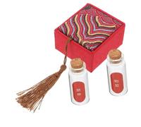 MUELODSIC Baby Keepsake Fetal Hair and Tooth Storage Set, Red DIY Umbilical Cord and Milk Teeth Collection Box for Memory Preservation