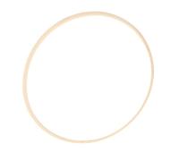 MUELODSIC Bamboo Dream Catcher Craft Hoop Wooden Macrame Ring for DIY Wreath Making Embroidery Frame Stylish Natural Decoration for Christmas Party and Home