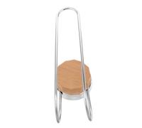 MUELODSIC Bathroom Wall Hanging Rack Hair Tie Scrunchies Wall Hook Vertical Hat Holder Headband Holder Bathroom Storage Rack Abs Silver