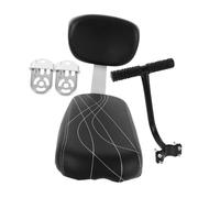 MUELODSIC Bike Seat Rear Mount with Backrest and Armrest Tool Installation Bicycle Seat Cushion for Family Outdoor Mountain Rides Stable Rear Rack Cushion for Secure Comfort