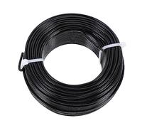 MUELODSIC Black Aluminum Jewelry Wire Bendable Lightweight Metal Wire for Beading Sculpting Bracelet Necklace Making Flexible DIY Craft Supply for Floral Arrangements Home Decoration