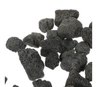 MUELODSIC Black Volcanic Lava Rock Stones 2-3cm 500g Pack Fish Tank Aroma Stone and Planter Decoration Natural Aquarium Decorative Rocks for Terrarium and Flowerpot