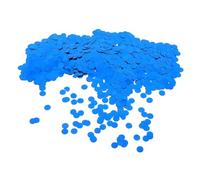 MUELODSIC Blue Glitter Round Paper Confetti Circles for Wedding Balloon Decoration Table Scatter Party Supplies Romantic Event Decor Birthday Confetti Filler Shiny Celebration Accent