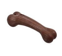 MUELODSIC Bone Shaped Dog Chew for Medium Dogs Natural Wood Fiber Antler Design Interactive Teething for Puppy Dental Health Enrichment