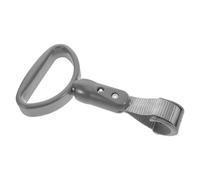 MUELODSIC Bus Replacement Handle Ring with Strap Gray Semi-Circular Grab Handle for Subway and Bus Car Assist Hand Ring for Safe Boarding and Alighting