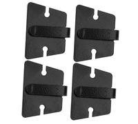 MUELODSIC Car Microphone Hanging Clip 4pcs Plastic Holder for Vehicle Radio Mount Compatible with Ic-2720h Ic-2820h Tm241 Dr635 Car Mic Fixing Mount for Mobile Radio Use