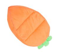 MUELODSIC Carrot Shape Pet Nest for Small Dogs Cats and Rabbits Cozy Warm Sleeping Bed with Cloth Material Scratch-resistant Comfortable Resting Place for Pets in Winter Random Color