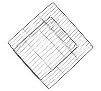 MUELODSIC Cat Cage Door Wire Panel, 2pcs 35x35cm Encrypted Inward Opening Mesh Sheet, Diy Pet Wire Fence Door Accessories for Cats, Rabbits, Multifunctional Pet Cage Replacement