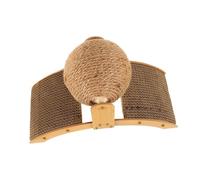 MUELODSIC Cat Scratcher Ball for Indoor Cats Stable Wear-resistant Scratching Pad Interactive Exercise Stress Relief for Kittens Protects Furniture Satisfies Natural Instincts