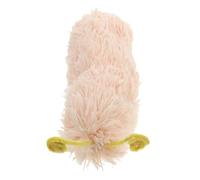 MUELODSIC Catnip Caterpillar Plush Toy for Indoor Cats Interactive Stuffed Caterpillar Toy for Kittens to Chew and Play Beige