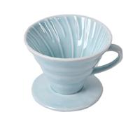 MUELODSIC Ceramic Coffee Filter Cup Cone Shape Handmade Dripper for People Home Office Brewing Durable Safe Material