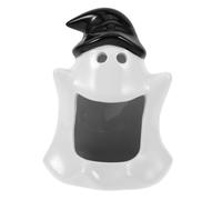 MUELODSIC Ceramic Hamster House Lightweight Summer Cooling Nest Cute Halloween Ghost Design Small Pet Hideout Sleep Resting Shelter