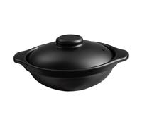 MUELODSIC Ceramic Soup Pot High Temperature Resistant Casserole Cooking Pot for People Smooth Surface Home Kitchen Essential for Stew Rice Soup Stove Top Use
