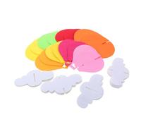 MUELODSIC Colorful Felt Hot Air Balloon Ornaments Set for Classroom and Kindergarten Decor Party Decorations with Large and Small Balloons Clouds Easy to Hang Festive Corridor Pendant for
