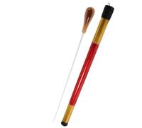 MUELODSIC Conducting Baton with Storage Cylinder Portable Music Conductor Baton for Professional Orchestra and Concerts Durable Design with High Hardness Yellow Color for Visual Impact