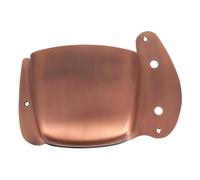 MUELODSIC Copper Bridge Cover for Electric Bass Guitar Protective Metal Pickup Frame Easy Installation Replacement Part for Bass Guitar Bridge and Humbucker Pickup
