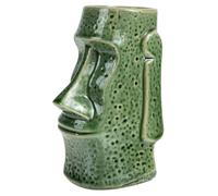 MUELODSIC Creative Ceramic Tiki Mug for Hawaiian Cocktail Parties Heat-Resistant Ceramic for Hot Cold Drinks Tiki Bar Decorations and Beach Party Use