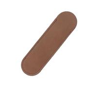 MUELODSIC Creative Leather Pen Pouch Pen Holder Brown Small Size for Graduation Time and School Season Decor Suitable for College and Everyday Use