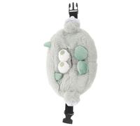 MUELODSIC Creative Plush Car Tissue Box Holder Hanging Cartoon Design Soft Tissue Organizer Storage Bag for Vehicle with Cute Space Saving Practical Towel Dispenser