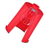 MUELODSIC Creative Red Soda Drink Dispenser Stand with Faucet Inverted Water Dispenser Machine for Carbonated Beverages Easy Pouring for Home Office Parties and Outdoor Use