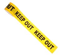 MUELODSIC Crime Scene Warning Tape Non-adhesive Safety Caution Tape Keep Out Barrier for Alert and Site Security
