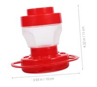 MUELODSIC Detachable Hanging Hummingbird Feeder for Outdoor Bird Feeding Easy to Clean Bird House Feeder with Garden Decoration Suitable for Backyard and Patio