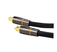 MUELODSIC Digital Optical Audio Cable with Gold Plated Connectors for Soundbar Game Console Tv Wear Resistant Lossless Signal Transmission for Home Theater and Amplifiers