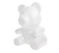 MUELODSIC DIY Foam Bear Sculpture Kit Blank Foam Bear Figure for Floral Crafts Wedding and Party Decoration Model for Crafting and Flower Arranging