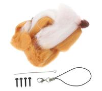 MUELODSIC DIY Wool Felt Dog Doll Kit Complete Materials for Needle Felting Corgi Ornament Crafts Suitable for Beginners and Handmade for Christmas Birthday and Family Activities