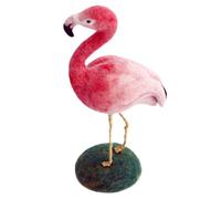 MUELODSIC DIY Wool Felting Flamingo Kit for Beginners with Safe Smooth Wool Felt Material Animal Felt Stitching Tools for Handmade Desktop Decoration and Relaxing Craft