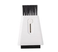 MUELODSIC Double-head Window Cleaning Brush with Fine Bristles for Deep Keyboard Gaps and Narrow Corners Lightweight PP Fiber Tool for Door Rails Window Frames and Skirting Cleaning