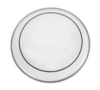 MUELODSIC Double-layer Silent Drum Oil-filled Drum Skin for Quiet Practice Sessions Modern White Design for Drummers Acoustic Quality Replacement Accessory