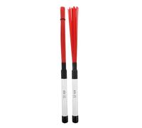MUELODSIC Drum Brush Nylon Wire Brush Sticks Percussion Accessories for Acoustic Jazz Drumming Rhythm