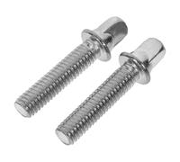 MUELODSIC Drum Mounting Screws 2Pcs Metal 34.5Mm Replacement Tension Rods for Drum Set Assembly and Maintenance