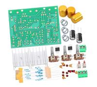 MUELODSIC Dual Channel Stereo Amp Module DIY Amplifier Board Kit with Gold Knobs Easy Assembly Power Amplifier Board for Enhanced Audio Performance and Plastic Construction