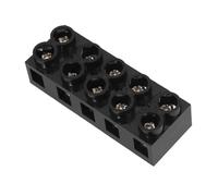MUELODSIC Dual Row Screw Terminal Block Position Electrical Barrier Strip for Secure Isolation High Plastic Terminal Strip Block for Home and Industrial Distribution Applications