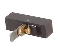 MUELODSIC Ebony Violin and Viola Luthier Plane Tool No.3 Brass Curved, Woodworking Hand Plane for Violin Makers, Precision Woodworking Accessory for String Instrument Crafting