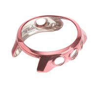 MUELODSIC Electroplated Tpu Watch Case Cover Protective Frame for Forerunner Music Smartwatch Pink Scratch Resistant Fit Shell with Precise Cutouts Flexible Guard