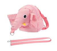 MUELODSIC Elephant Backpack with Safety Leash Lightweight Soft Harness for Outdoor Activities Park Zoo Use Pink Small Storage Bag for Essentials