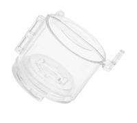MUELODSIC Emergency Stop Button Protective Cover Transparent Plastic Detachable Guard Prevents Accidental Operation for Circuits Machinery Home Garage Garden Use